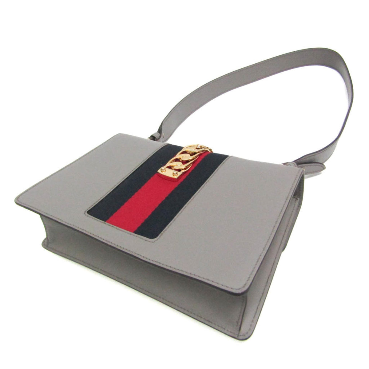 PRE-OWNED Gucci Sylvie · Leather Shoulder Bag