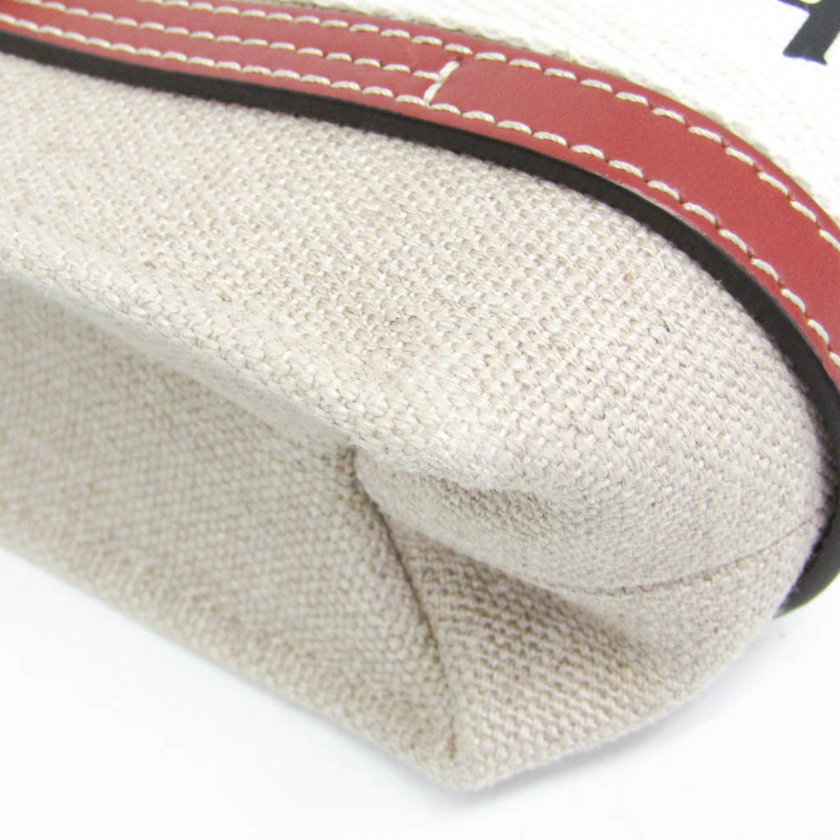 PRE-OWNED Chloé Woody Mini · Canvas & Leather
