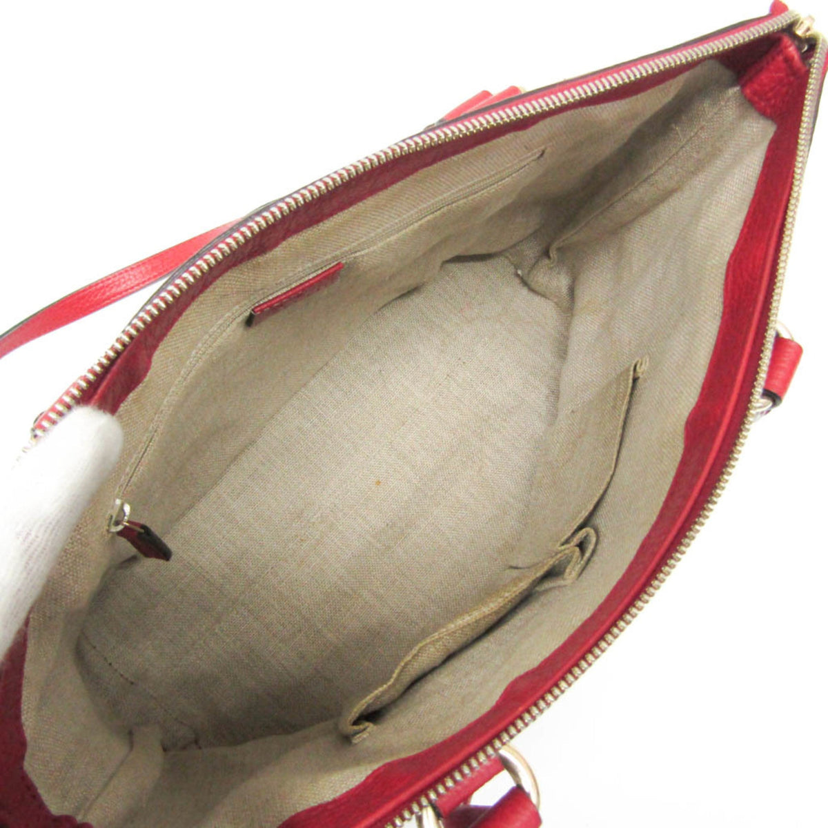 PRE-OWNED Gucci Interlocking G · Leather Handbag