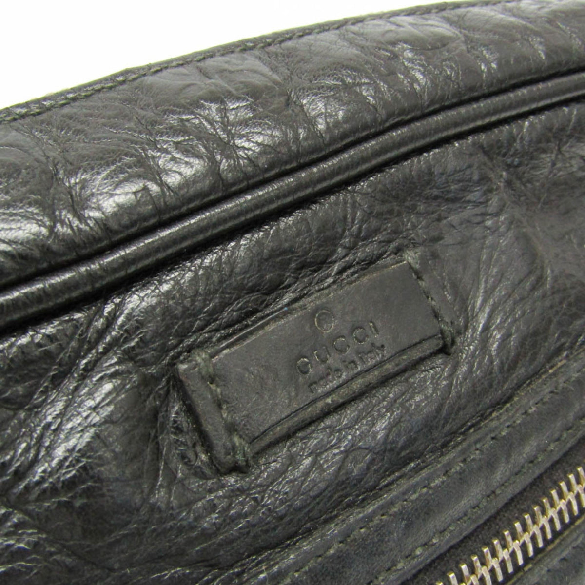 PRE-OWNED Gucci Guccissima · Embossed Leather