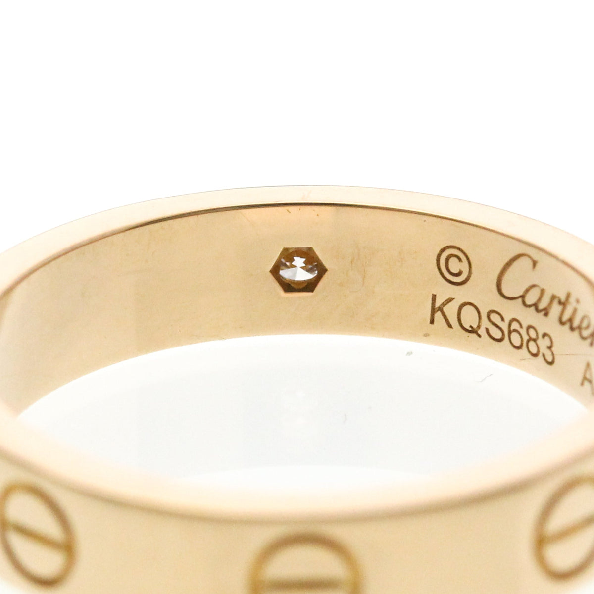 PRE-OWNED Cartier Mini Love · Diamond · Rose Gold