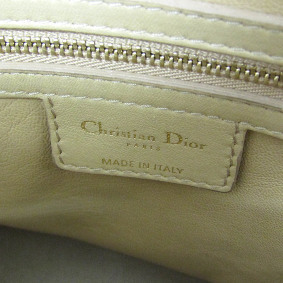 PRE-OWNED Christian Dior Gaufré · Lambskin