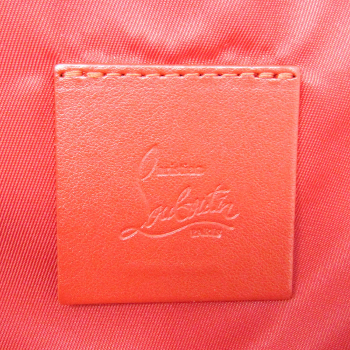 PRE-OWNED Christian Louboutin Hop'n Zip · Nylon Leather