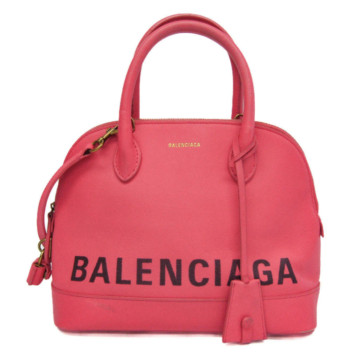 PRE-OWNED Balenciaga Ville Top Handle S · Leather
