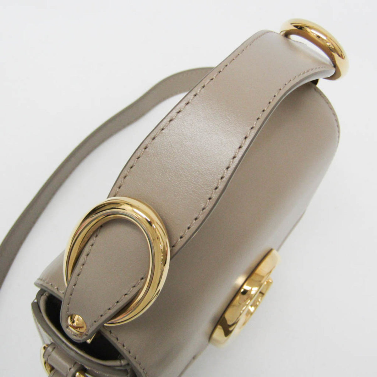 PRE-OWNED Chloé C Mini · Suede & Leather
