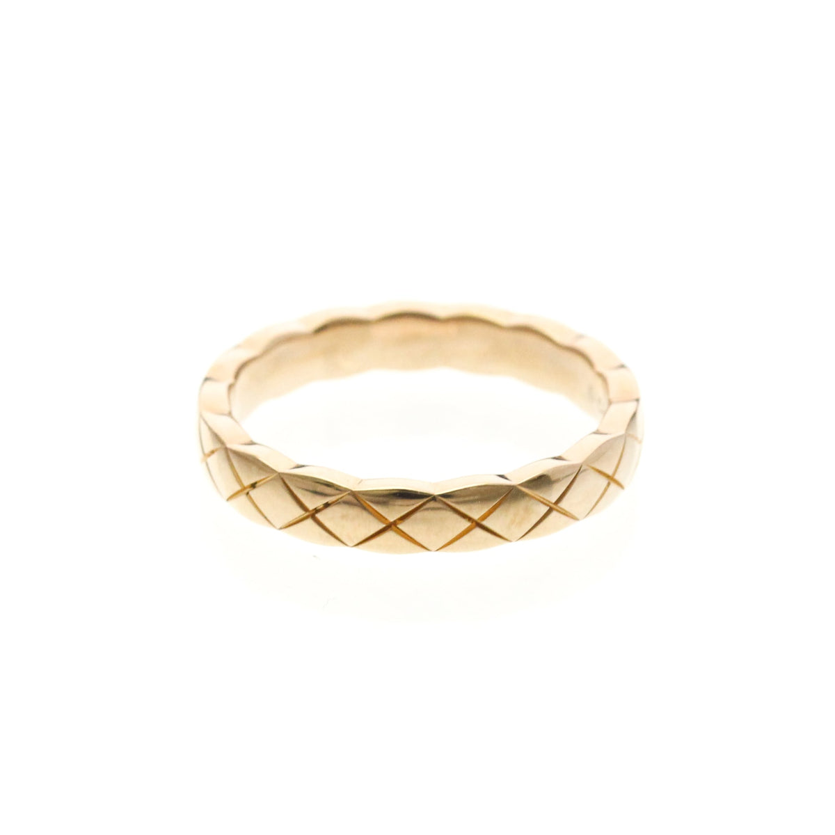 PRE-OWNED Chanel Coco Crush Mini · Rose Gold Size 4.75