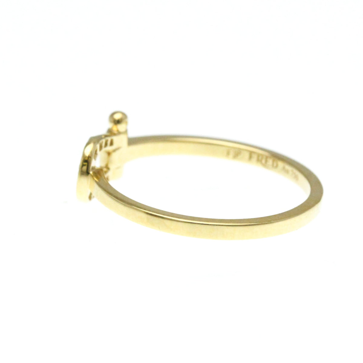 PRE-OWNED Fred Force 10 Mini · Diamond · 18K Yellow Gold Size 5