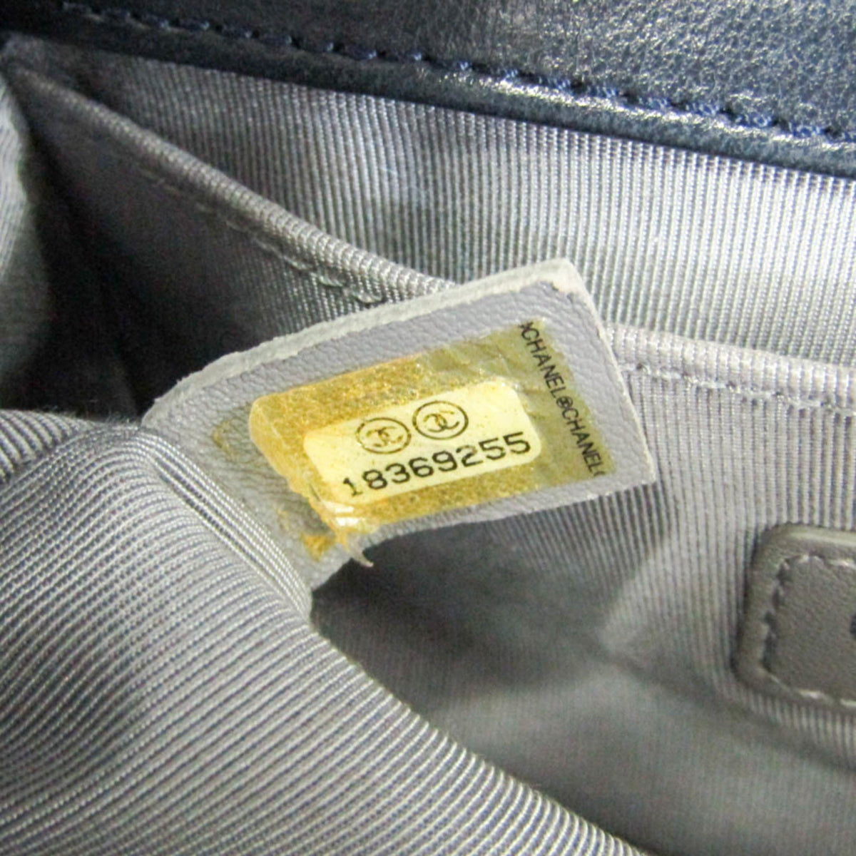 PRE-OWNED Chanel Boy · Velvet · Chain Shoulder Bag