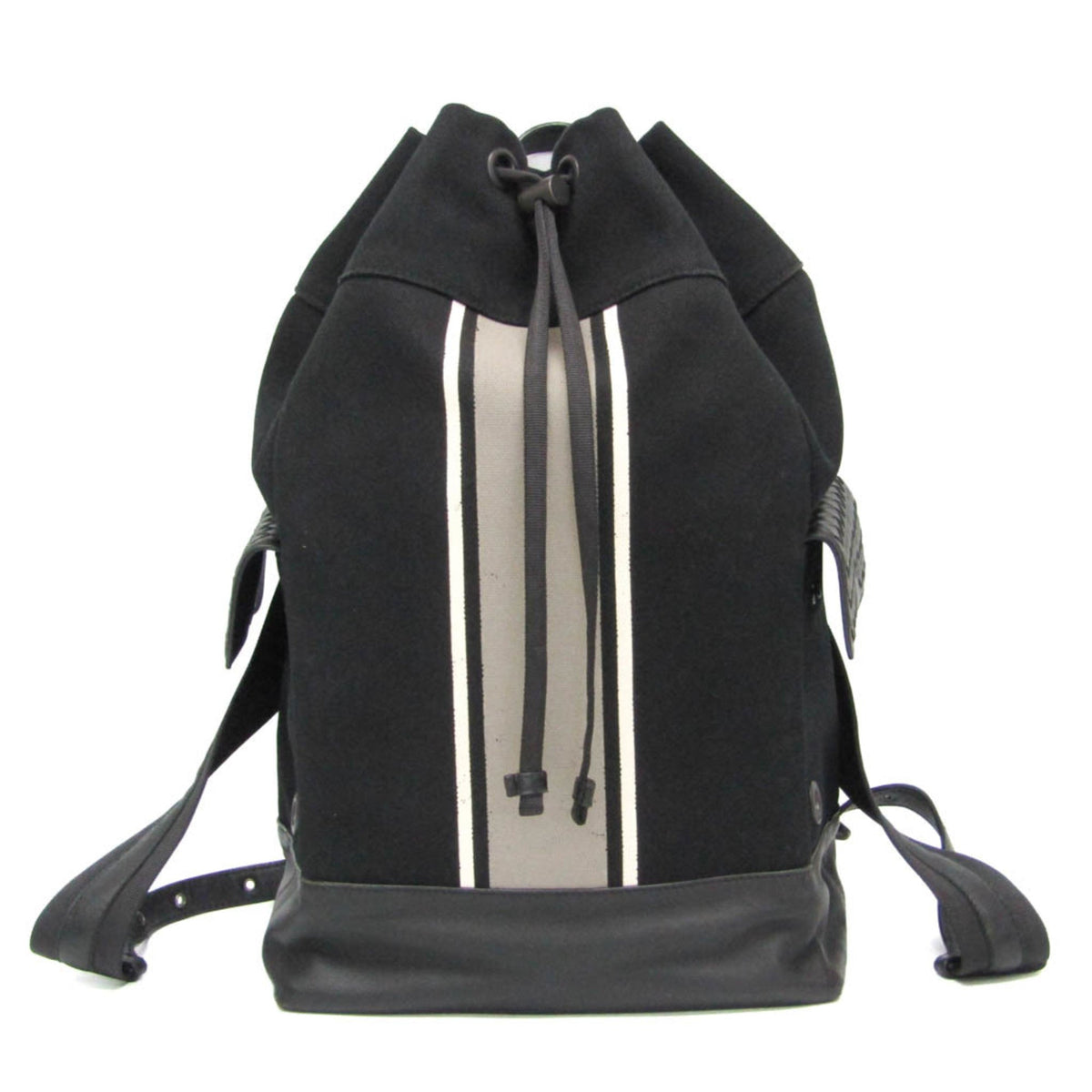 PRE-OWNED Bottega Veneta · Striped Drawstring Backpack