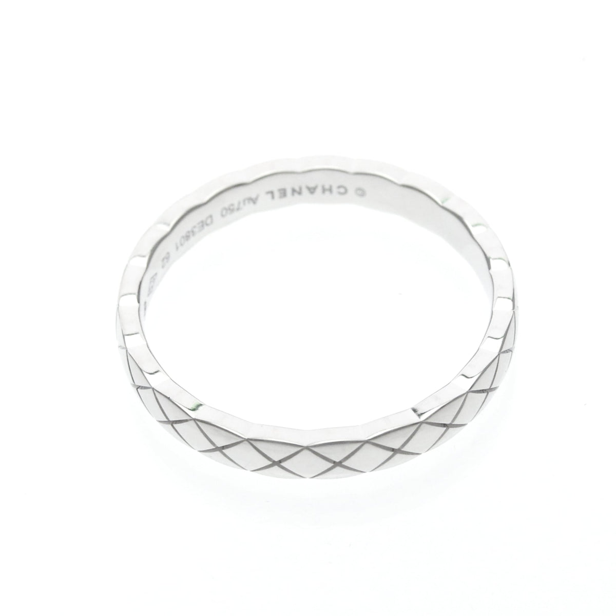 PRE-OWNED Chanel Coco Crush · 18K White Gold Size 10