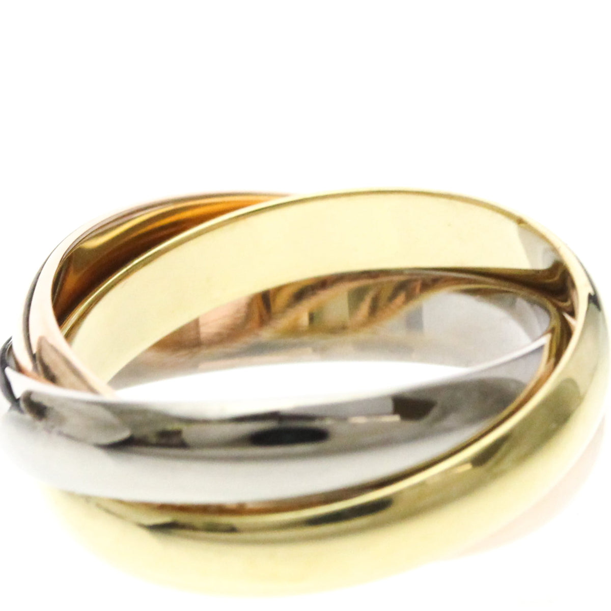 PRE-OWNED Cartier Trinity · Three Gold Size 6
