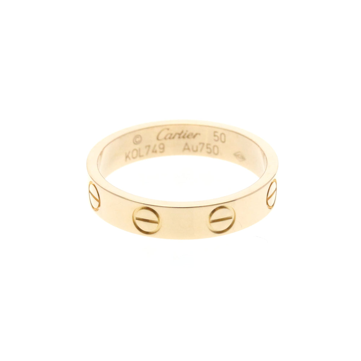PRE-OWNED Cartier Mini Love · Rose Gold Size 5.25