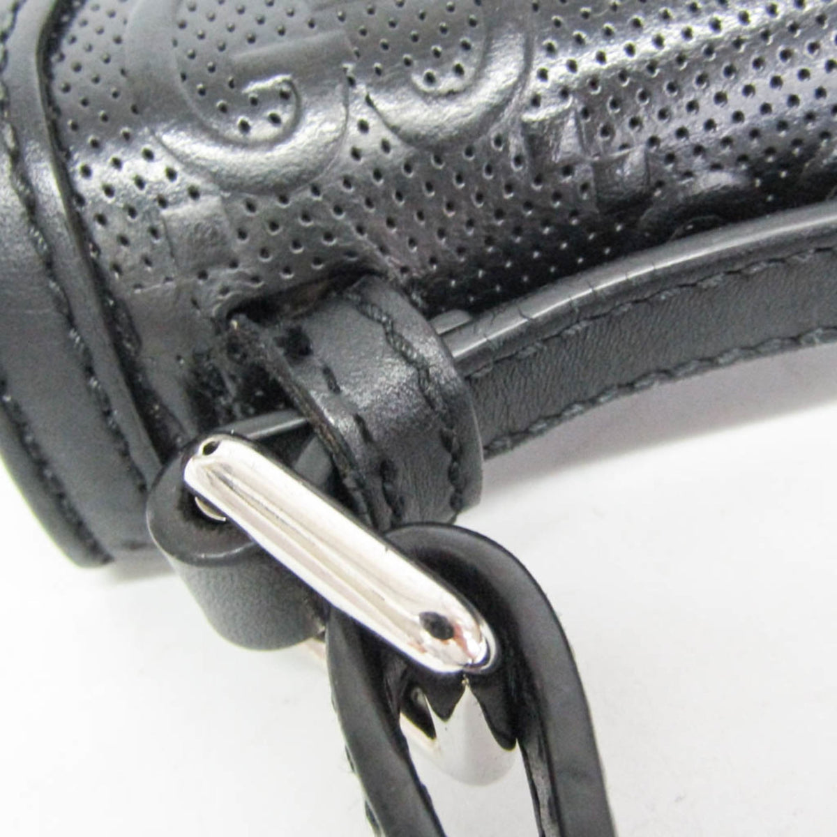 PRE-OWNED Gucci GG Embossed Crossbody · Leather