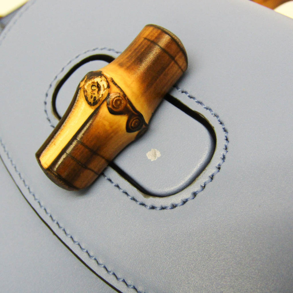 PRE-OWNED Gucci Bamboo · Leather