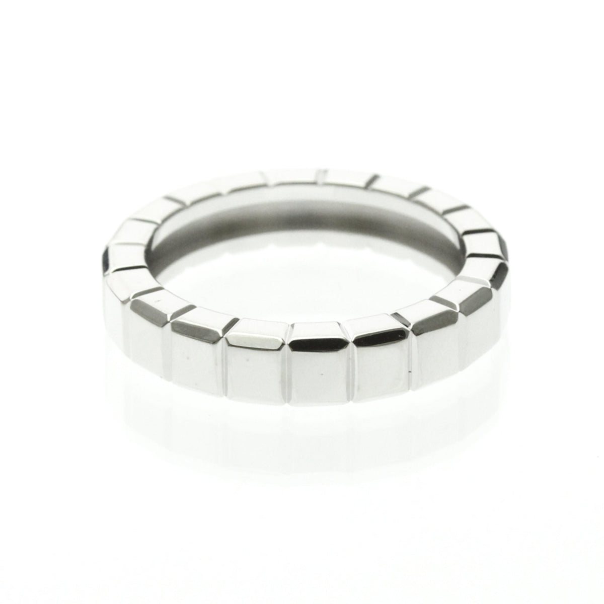PRE-OWNED Chopard Ice Cube · 18K White Gold Size 7.5