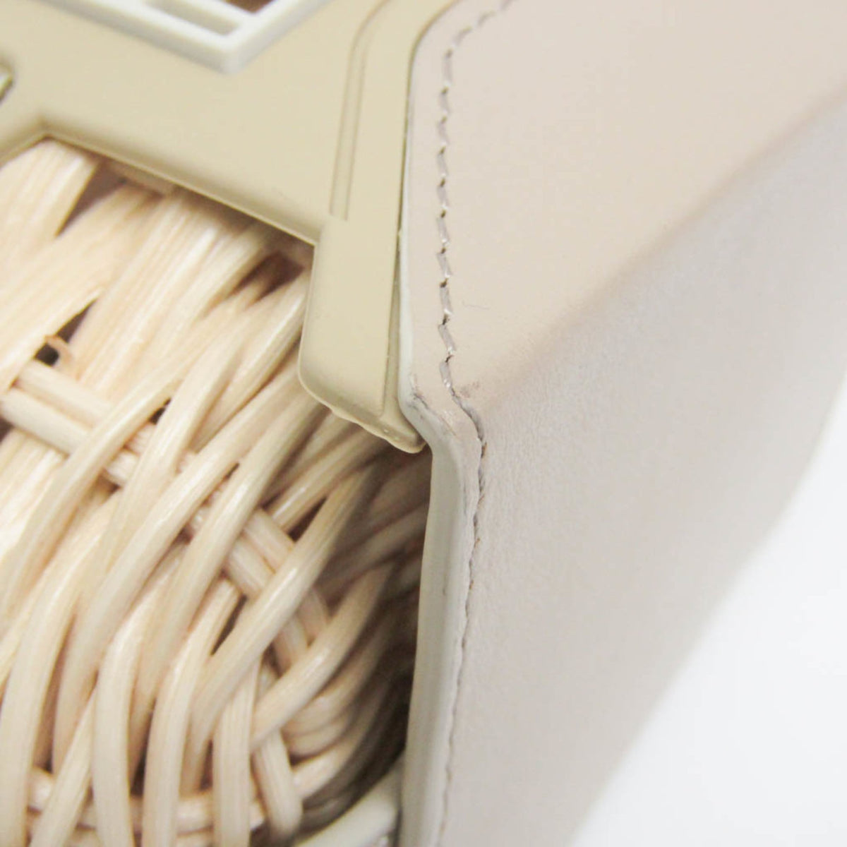 PRE-OWNED Christian Dior Sahara · Rattan Basket Bag