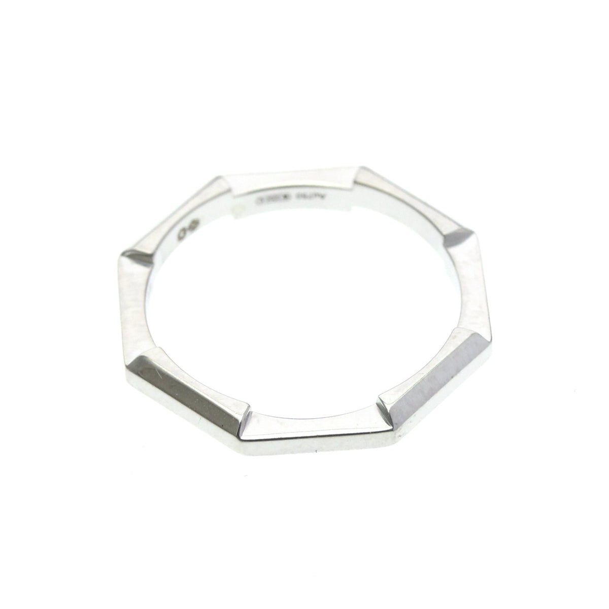 PRE-OWNED Gucci Link To Love · 18K White Gold Size 8