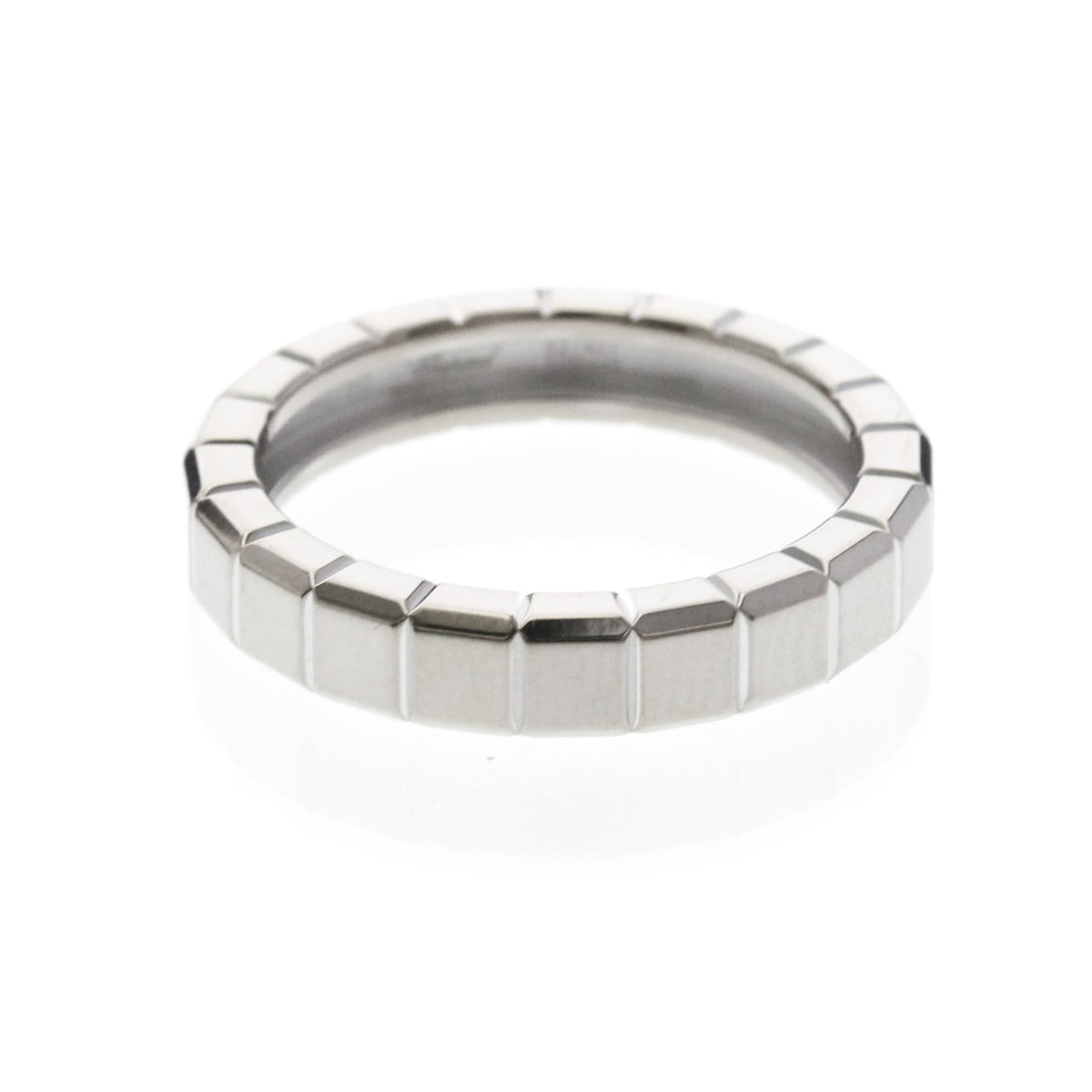 PRE-OWNED Chopard Ice Cube · 18K White Gold Size 9