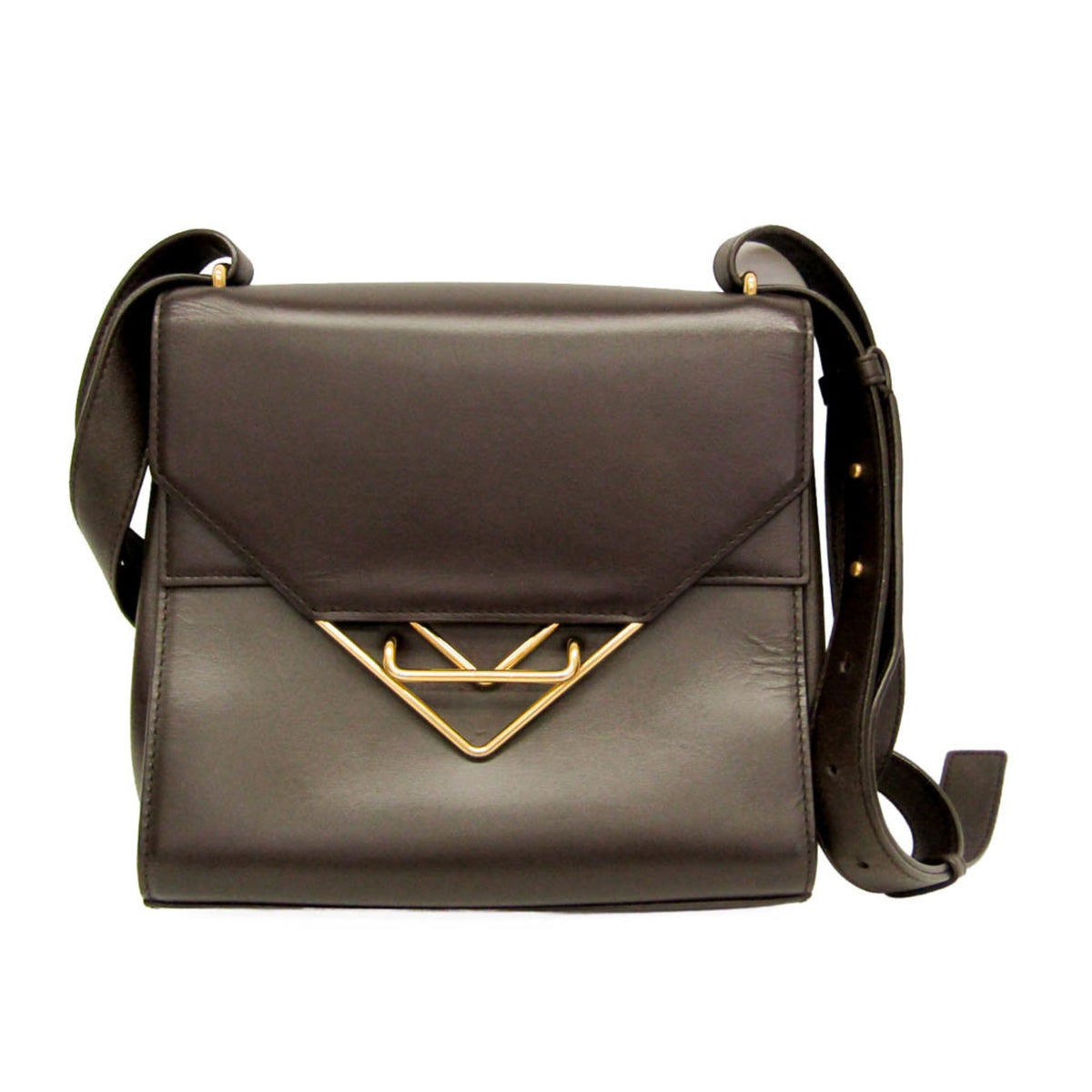 PRE-OWNED Bottega Veneta The Clip · Leather