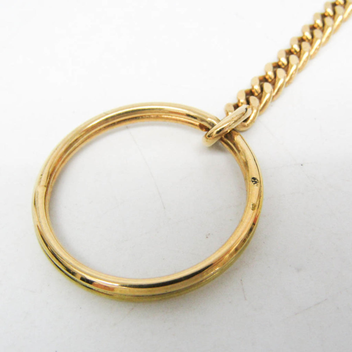 PRE-OWNED Chanel Mini Pouch · Enamel Leather · Keyring