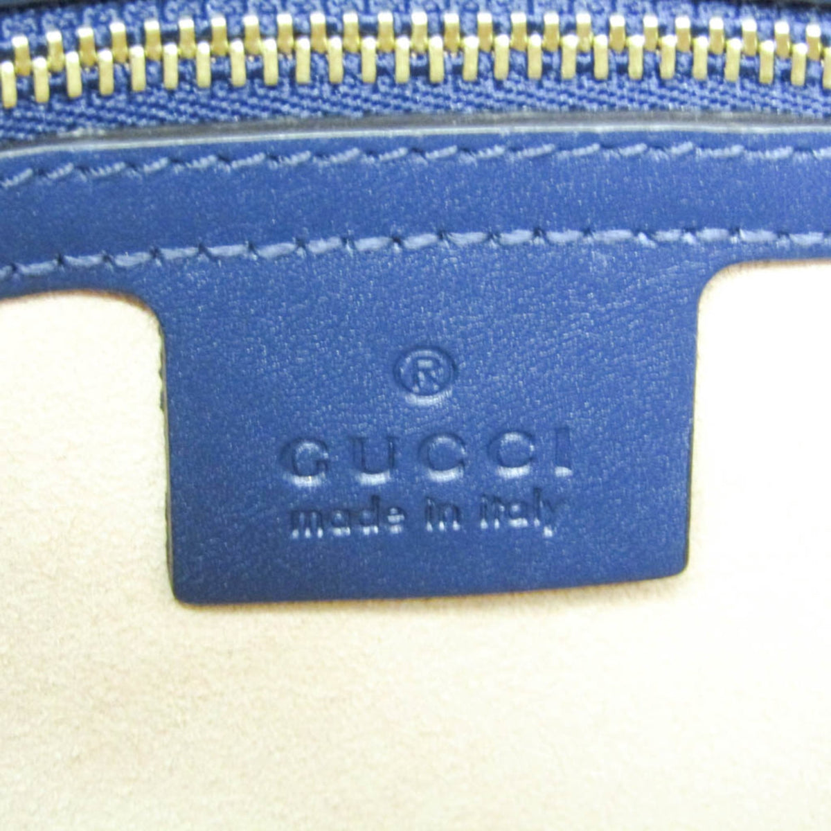 PRE-OWNED Gucci Guccissima · Calfskin · Gold Hardware