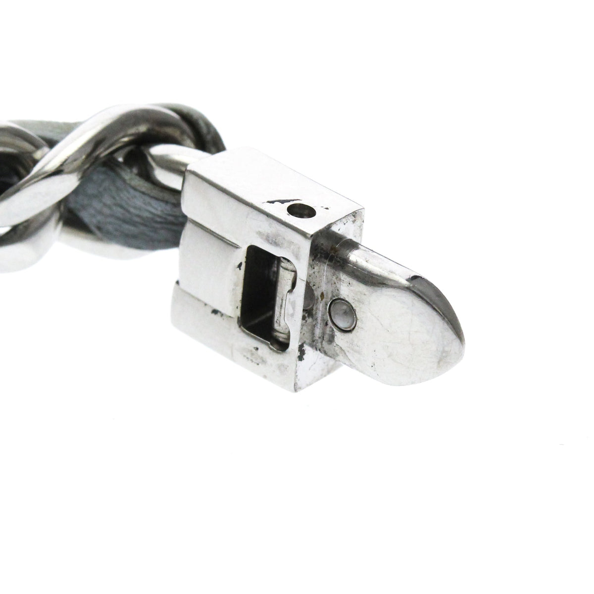 PRE-OWNED Chanel Premiere Lock · Steel · Mother-of-Pearl