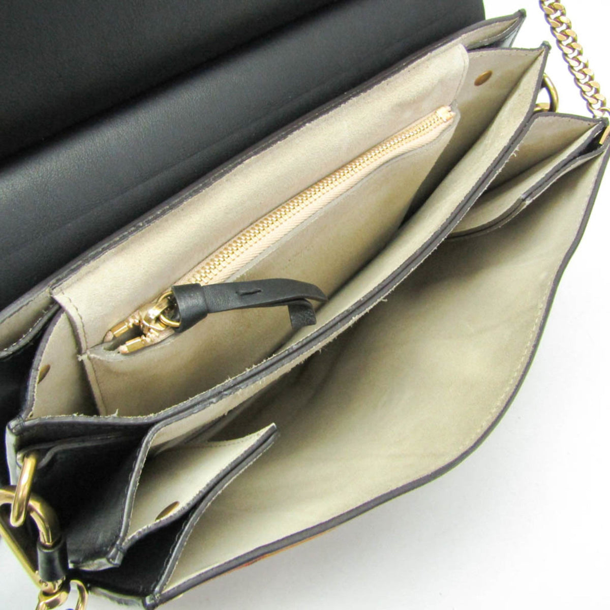PRE-OWNED Chloé Faye Medium · Suede & Leather
