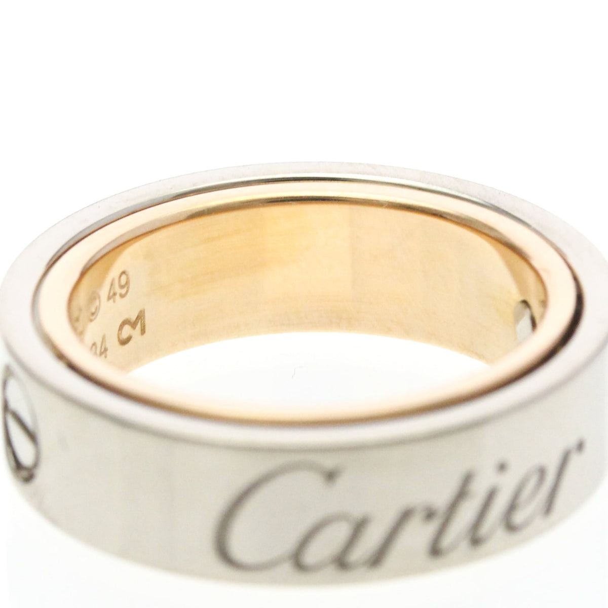 PRE-OWNED Cartier Secret Love · Rose & White Gold Size 4.75