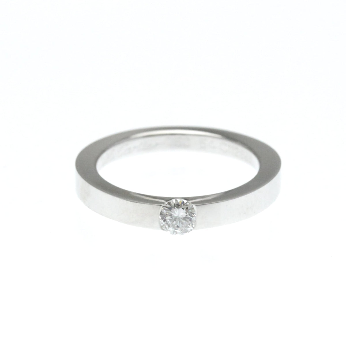 PRE-OWNED Cartier Date With Ring · Platinum · Diamond