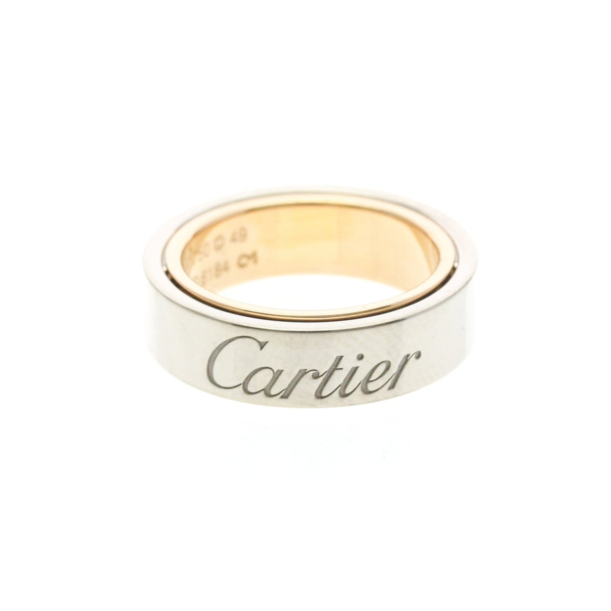 PRE-OWNED Cartier Secret Love · Rose & White Gold Size 4.75