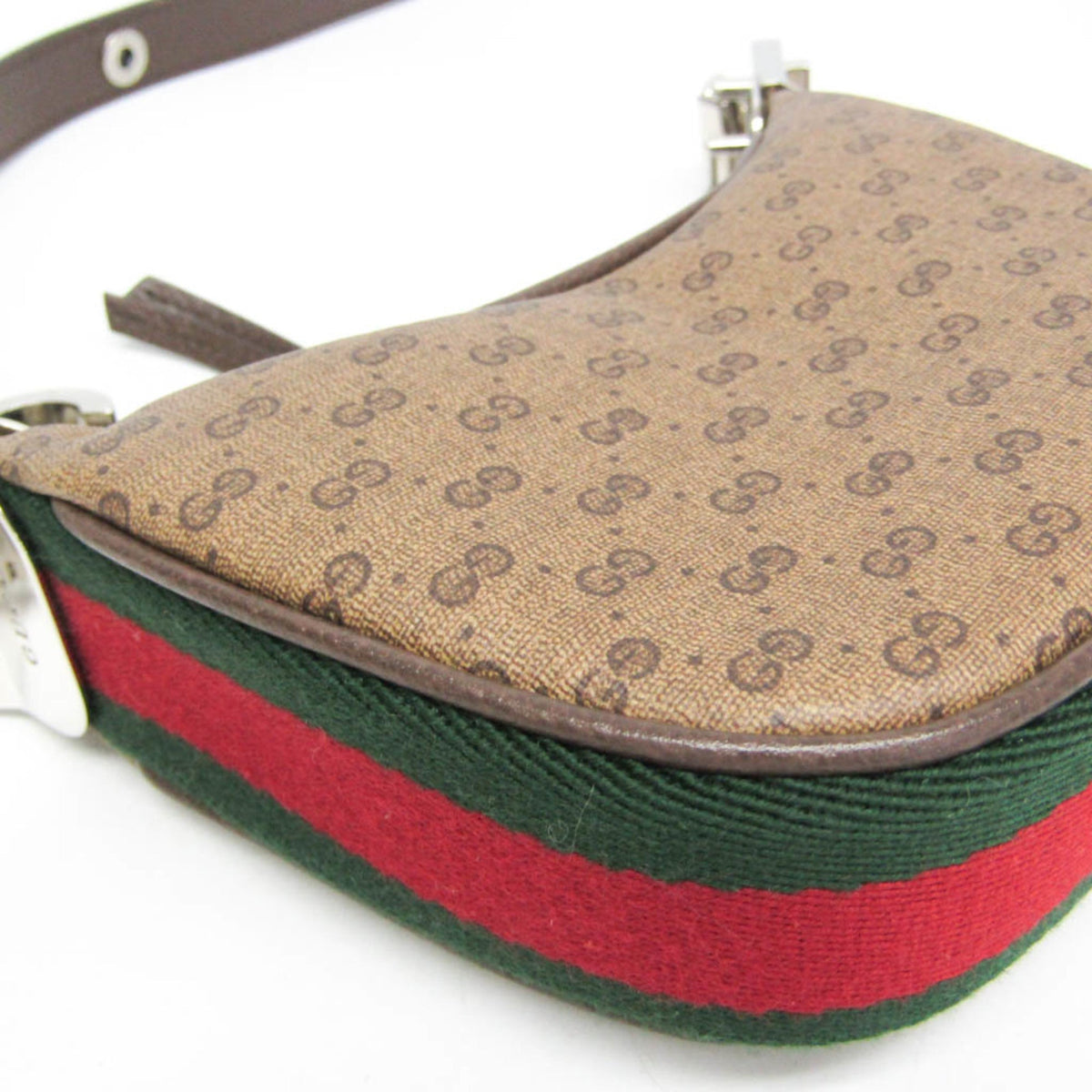 PRE-OWNED Gucci Mini Pouch · GG Supreme