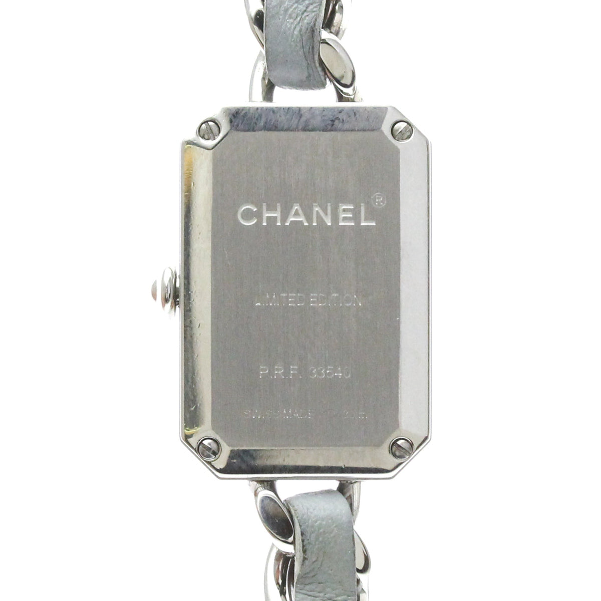 PRE-OWNED Chanel Premiere Lock · Steel · Mother-of-Pearl