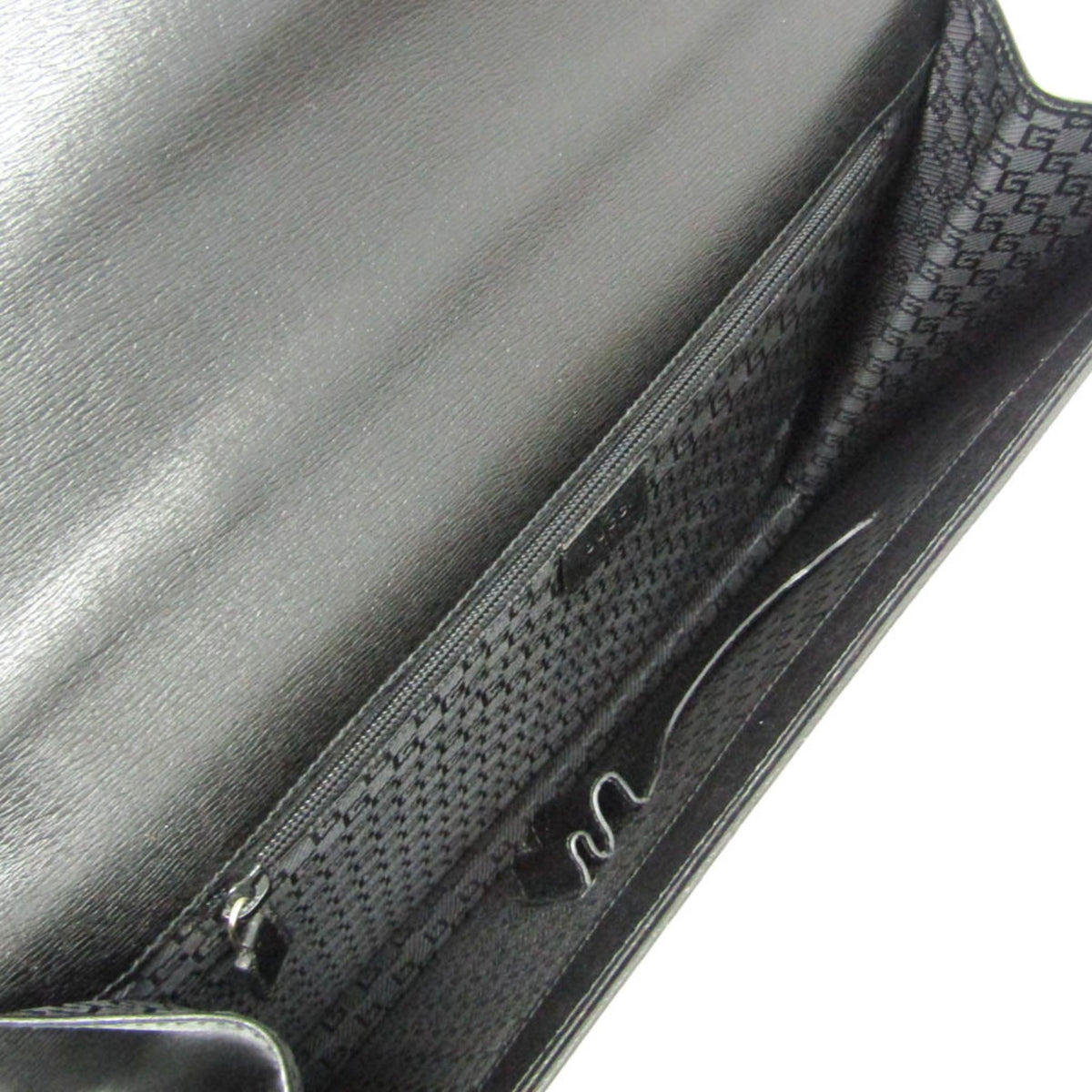 PRE-OWNED Gucci Leather Briefcase · Dial Lock