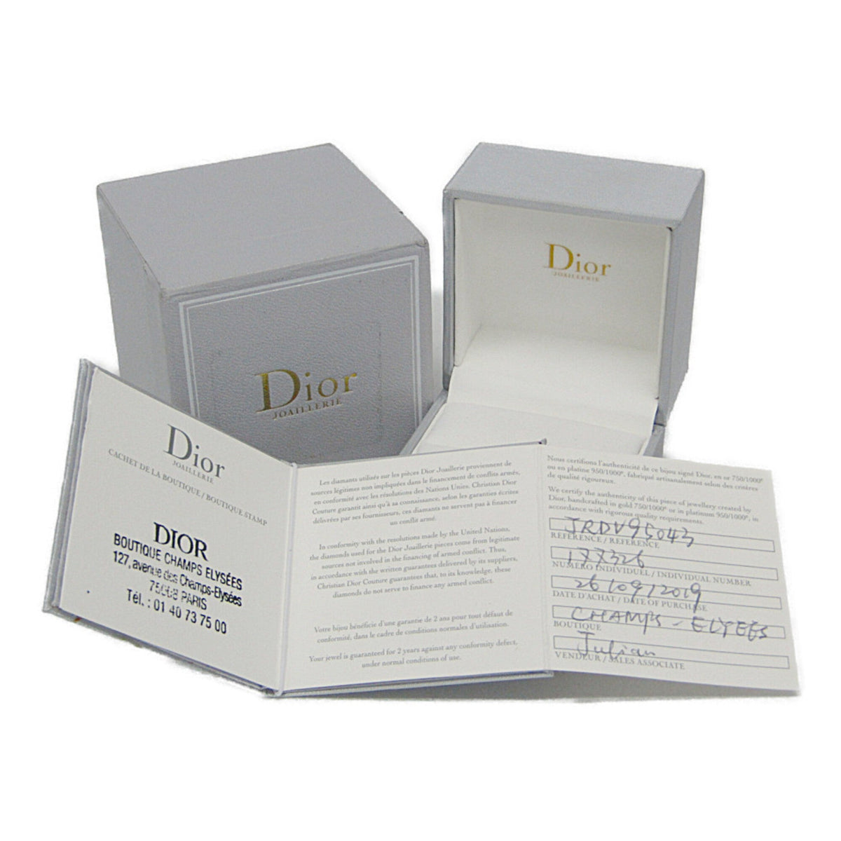PRE-OWNED Christian Dior Rose des Vents · Rose Gold Size 5.25