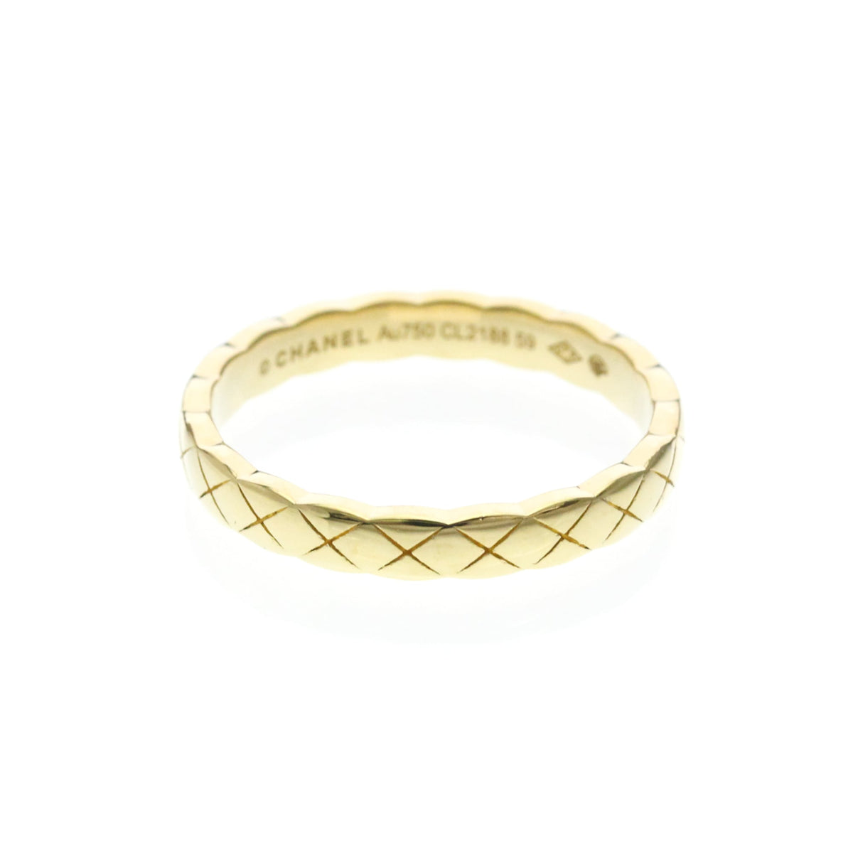 PRE-OWNED Chanel Coco Crush · 18K Yellow Gold Size 8.75