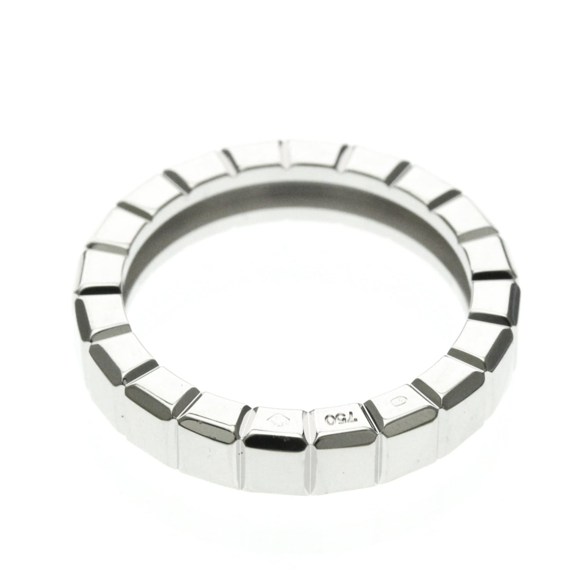 PRE-OWNED Chopard Ice Cube · 18K White Gold Size 7.5