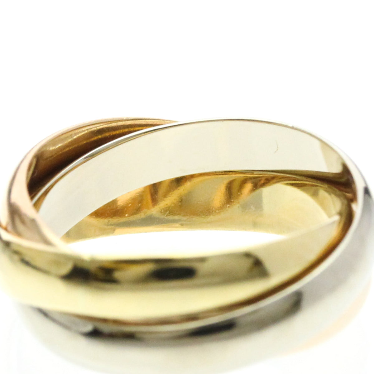 PRE-OWNED Cartier Trinity · Tri-Gold Size 5.75