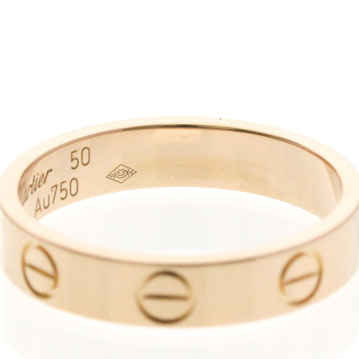 PRE-OWNED Cartier Mini Love · Rose Gold Size 5.5