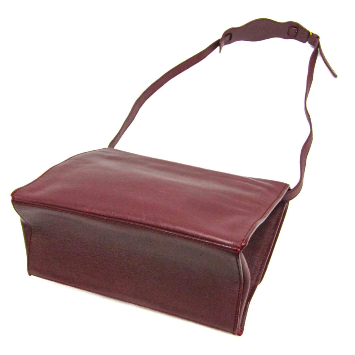PRE-OWNED Balenciaga · Leather Shoulder Bag · Bordeaux