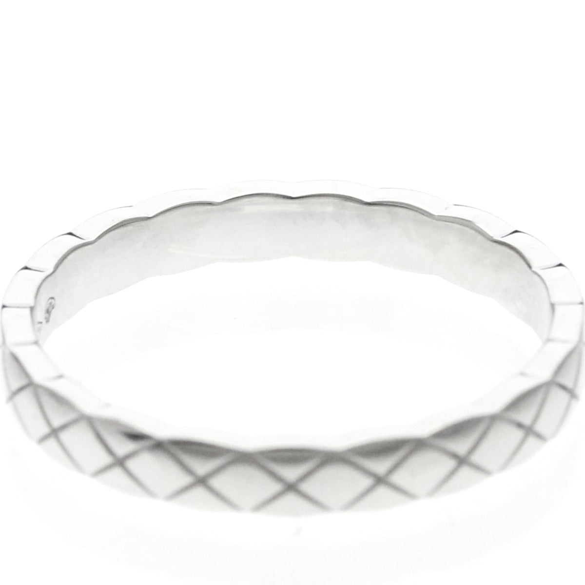 PRE-OWNED Chanel Coco Crush · 18K White Gold Size 10