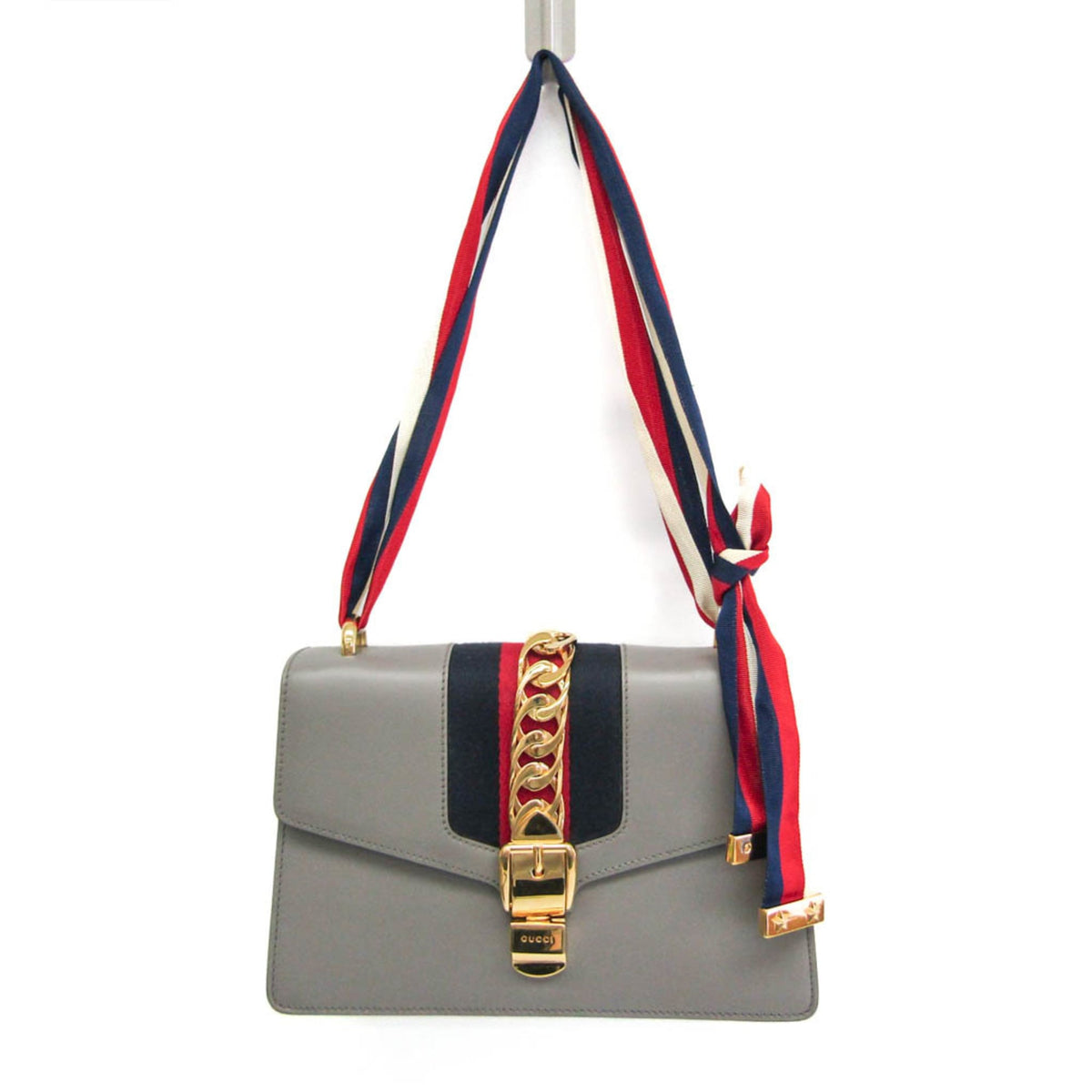 PRE-OWNED Gucci Sylvie · Leather Shoulder Bag