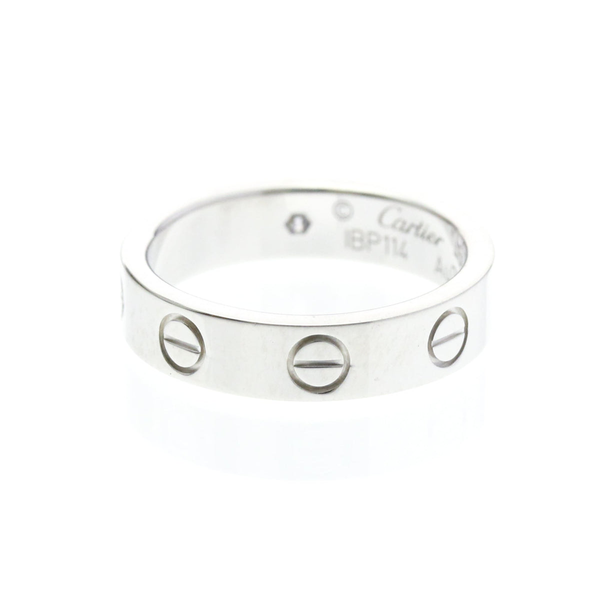PRE-OWNED Cartier Mini Love · 18K White Gold · Diamond