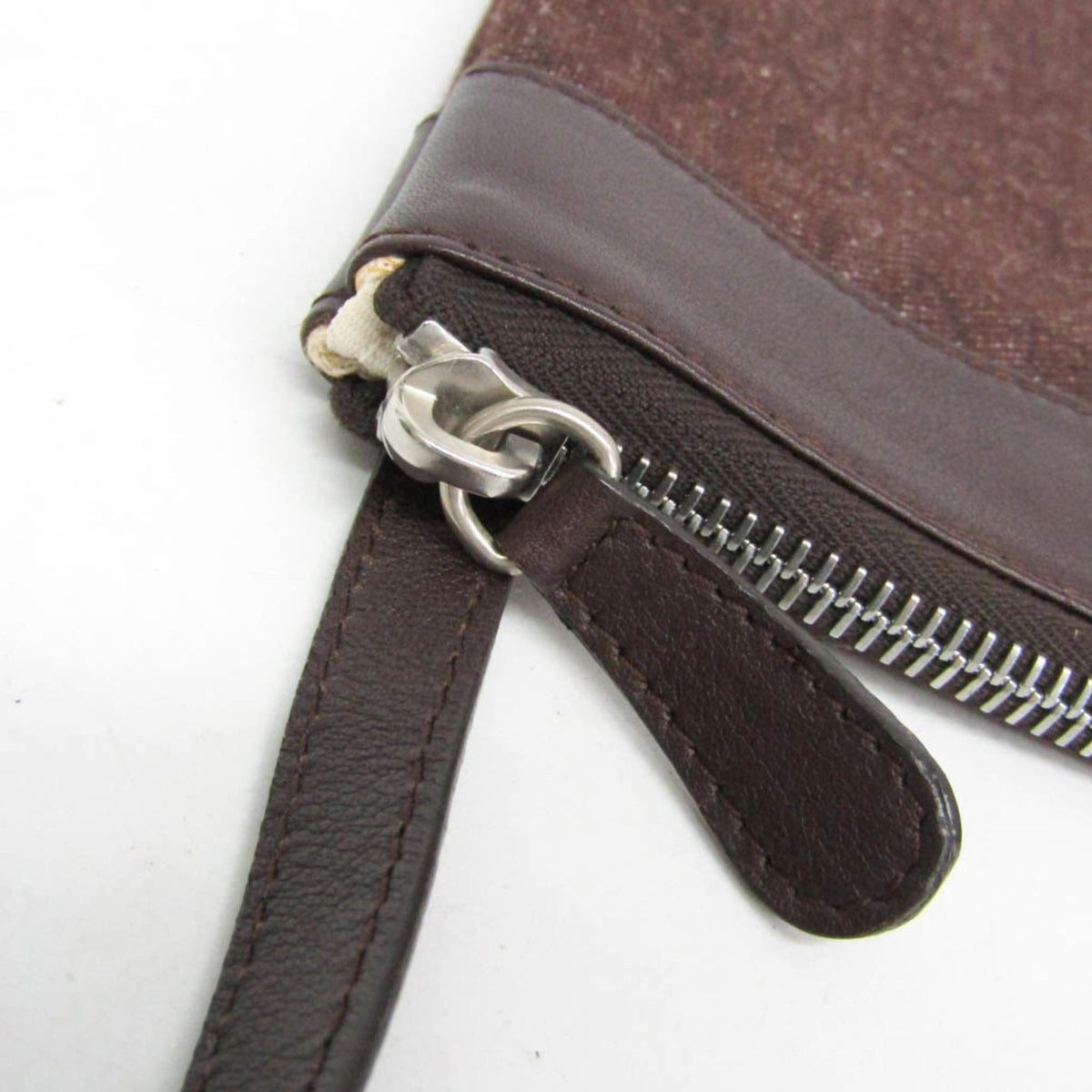 PRE-OWNED Bvlgari Logomania · Crossbody Pouch · Denim