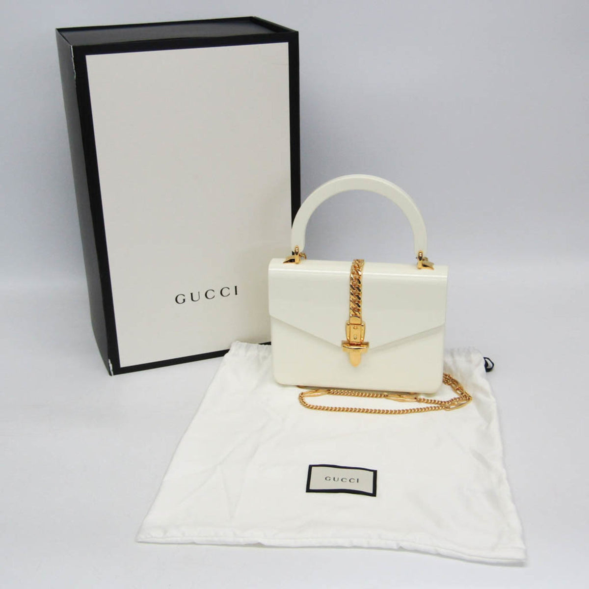 PRE-OWNED Gucci Sylvie 1969 · Acrylic Mini