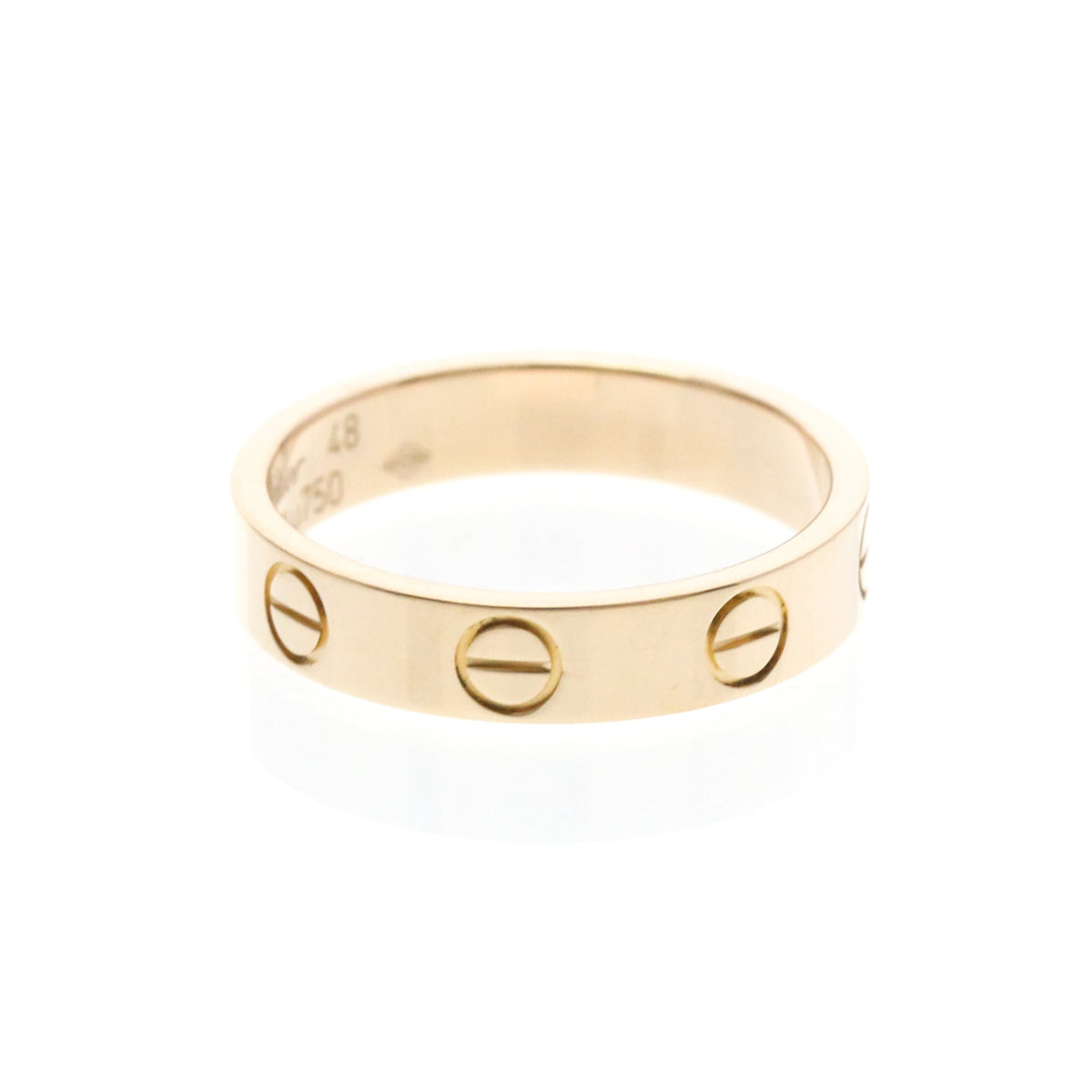 PRE-OWNED Cartier Mini Love · Rose Gold Size 4.5