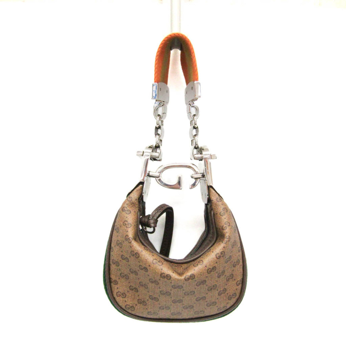 PRE-OWNED Gucci Mini Pouch · GG Supreme