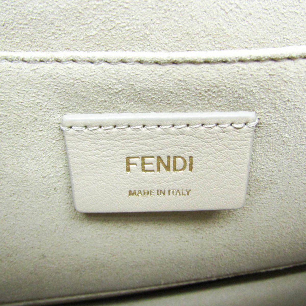 PRE-OWNED Fendi Kan I · Velvet & Leather