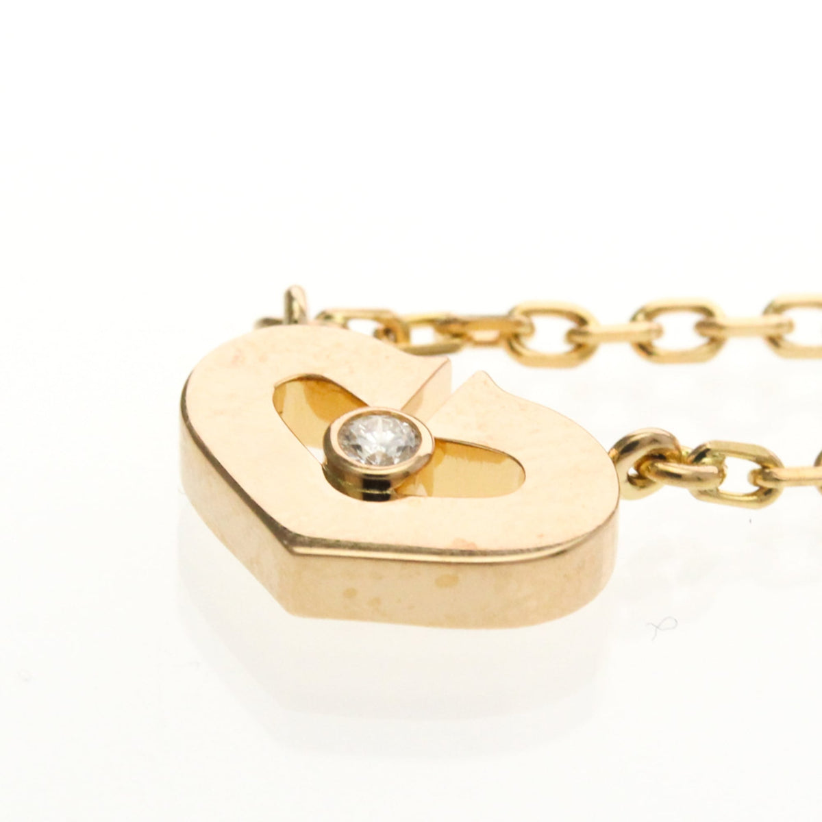 PRE-OWNED Cartier C Heart · Diamond · Rose Gold