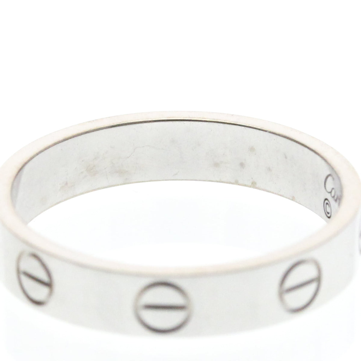 PRE-OWNED Cartier Mini Love · 18K White Gold