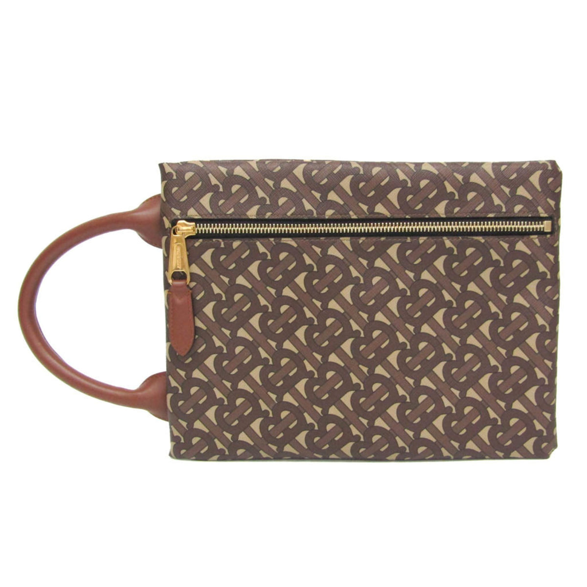 PRE-OWNED Burberry TB Monogram · Clutch